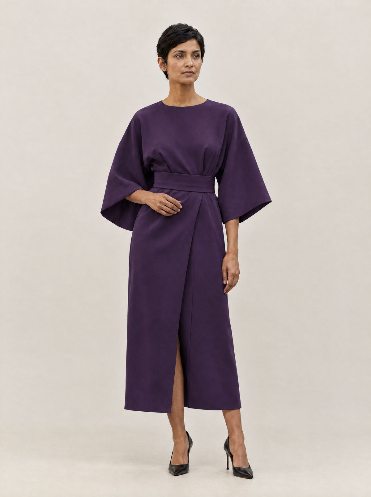 Purple front view